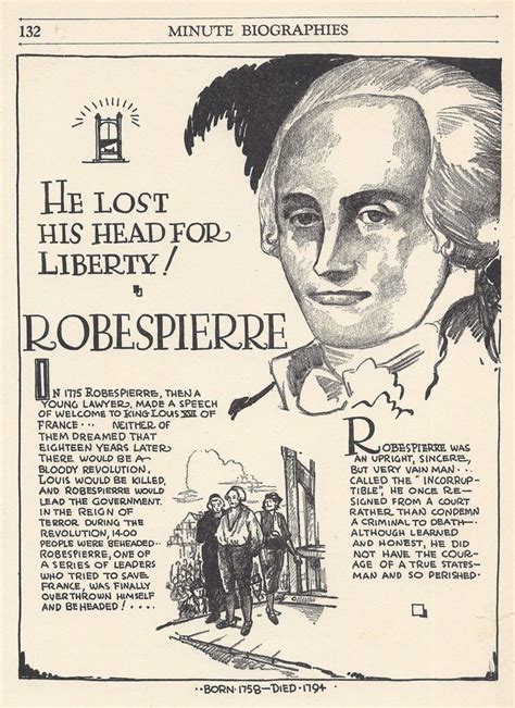 French Revolution Quotes Robespierre - ShortQuotes.cc