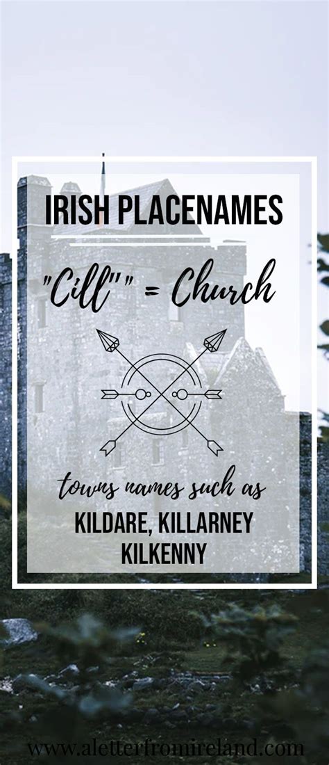 Irish Placenames - A Letter from Ireland: | Irish words, Lettering, Irish