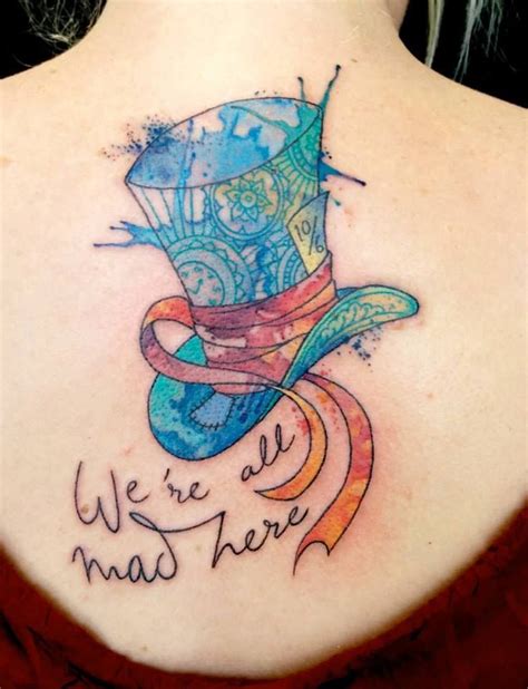 Chronic Ink Tattoo - Toronto Tattoo Custom mad hatter hat tattoo done by Tegan. | Mad hatter ...