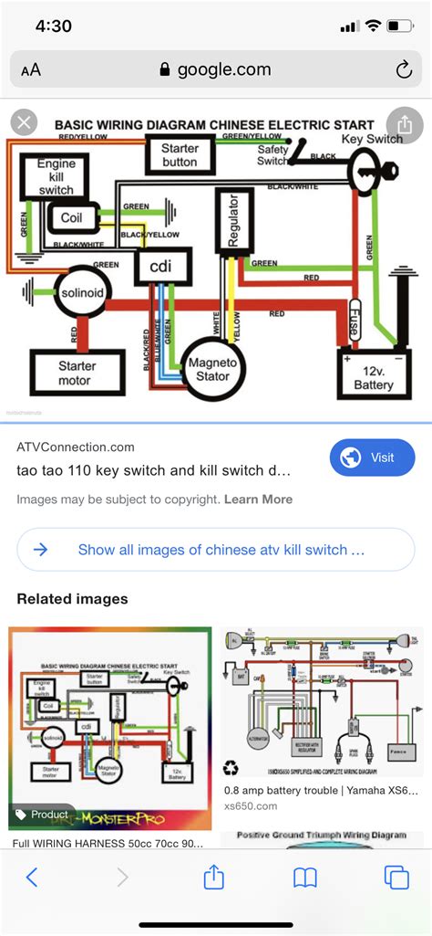 Chinese Atv Key Switch Wiring Diagram