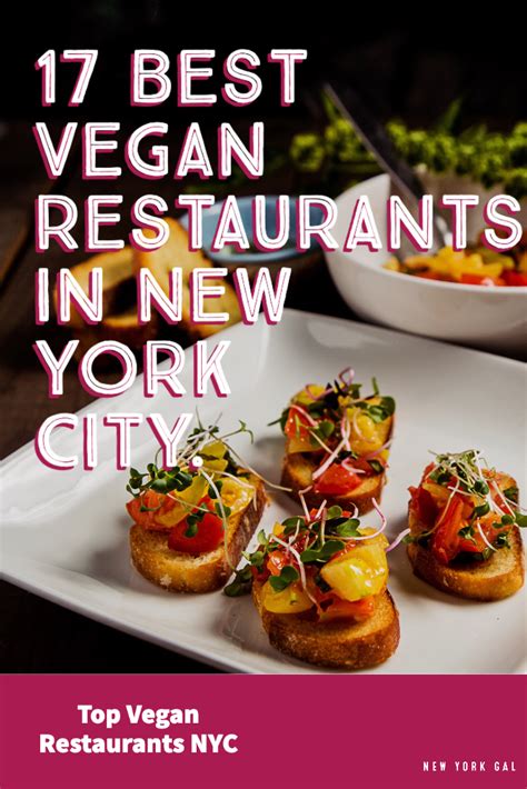 the cover of top vegan restaurants in new york city, featuring small ...