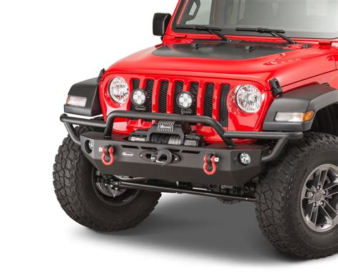 Quadratec QRC Front Winch Ready Bumper for 18-21 Jeep Wrangler JL & Gladiator JT | Quadratec