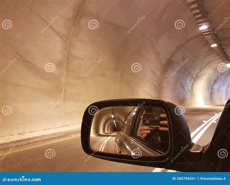 Tunnel Road Street Car Lights Highway Traffic Stock Image - Image of ...