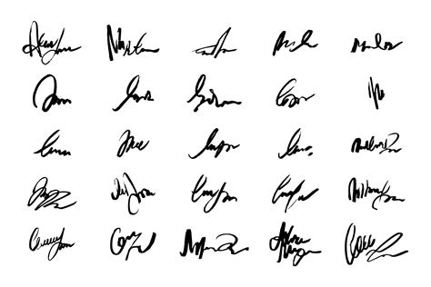 Unreadable handwriting font signature text (389299) | Illustrations | Design Bundles