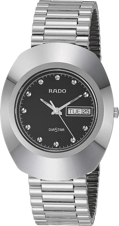 Rado The Original Diastar Black Dial Quartz Men's Watch R12391153 ...