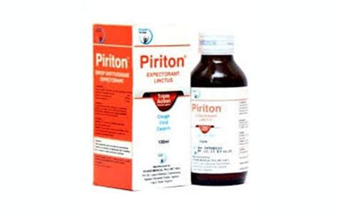 Evans Piriton Expectorant Linctus (Children) Composition, Dose, Use, Side Effect