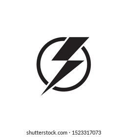 Thunderbolt Logo Template Vector Icon Illustration Stock Vector ...