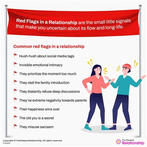 Red Flags in a Relationship - 80 Red Flags You Should Never Ignore