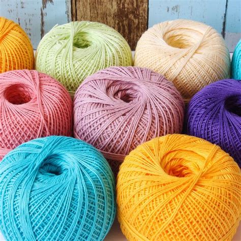 Mercerized cotton yarn, soft, knitting, summer, lace, crochet yarn, natural yarn, crochet thread ...