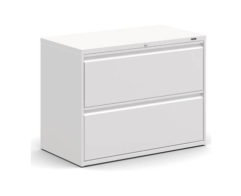 White 2 Drawer Lateral Filing Cabinet - Dillon Amber Dane Office Storage