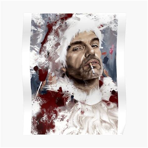 "Bad Santa" Poster for Sale by MerleGrimes | Redbubble