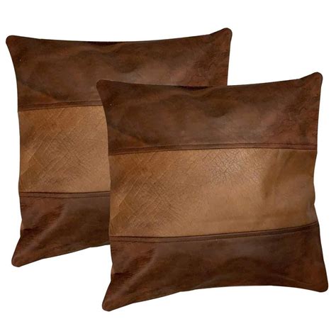 Vintage Brown Leather Sofa Pair Cushion Covers – Vintage Leather