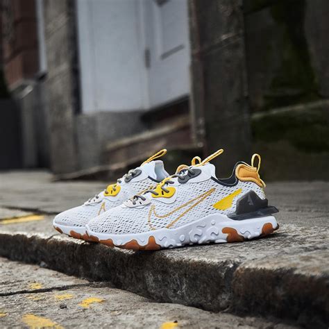 Nike React Vision (White, Grey & Speed Yellow) | END. Launches