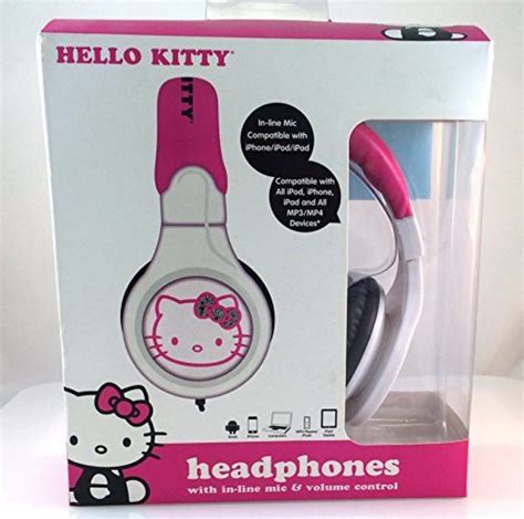 Hello Kitty Headphones With In-Line Mic , Pink/ Bluetooth without Mic Headset Price in India ...