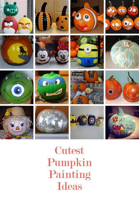 25 Easy Pumpkin Painting Ideas That Look Cute (2023 Edition) | Painted ...