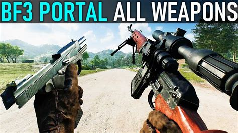 Battlefield 3 Portal - All Weapons [BF2042 PORTAL MODE] - YouTube