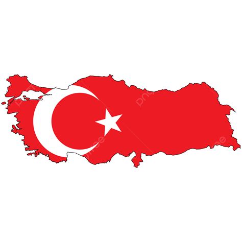 Country Outline With The Flag Of Turkey Designed Silhouette Turkey Photo Background And Picture ...