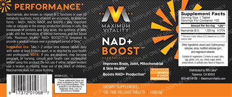 NAD Booster Supplement | NAD+ Boost | Maximum Vitality