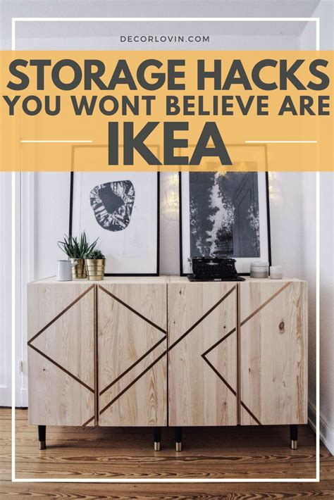 IKEA Storage Hacks That Actually Look Good | Cheap home decor, Ikea storage, Furniture diy