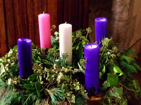 Advent candles, St. Mary's, West Chiltington | The purple ca… | Flickr