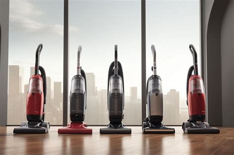 Premium AI Image | Highperformance upright vacuum cleaners with HEPA ...