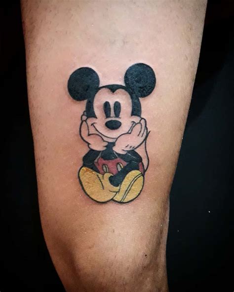 UPDATED: 40 Iconic Mickey Mouse Tattoos (November 2020)