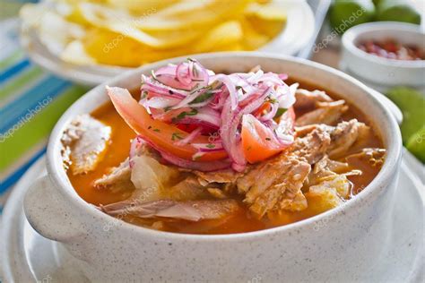 Encebollado, fish stew, typical ecuadorian dish. Stock Photo by ©pxhidalgo 70515159