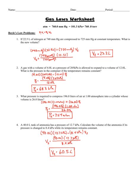 Charles Law Chem Worksheet 14 2 Answer Key — db-excel.com