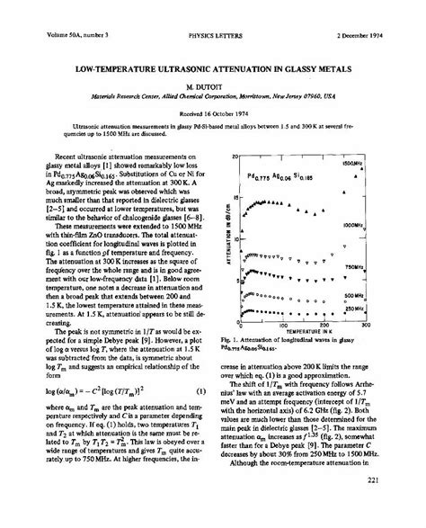 (PDF) Low-temperature ultrasonic attenuation in glassy metals - DOKUMEN.TIPS