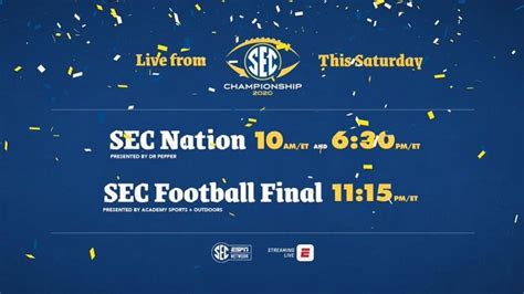 SEC Network's full coverage for SEC Championship Game