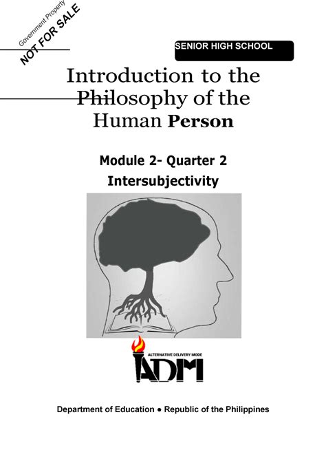 Module 6 in the Introduction to the Philosophy of the Human Person ...