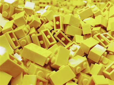 Yellow LEGO Bricks Photograph by FRANK Designs - Fine Art America