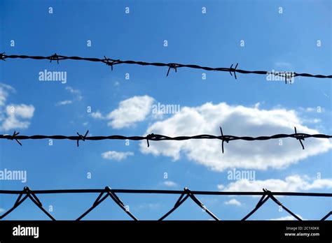 Border fence in Hungary Stock Photo - Alamy