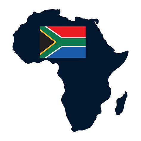 map and South Africa Flag 11202368 Vector Art at Vecteezy