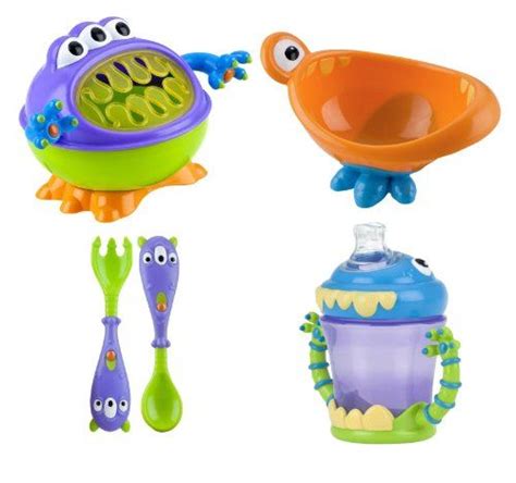 Nuby Monster Baby Feeding Set Nuby | Baby feeding set, Baby feeding, Nuby