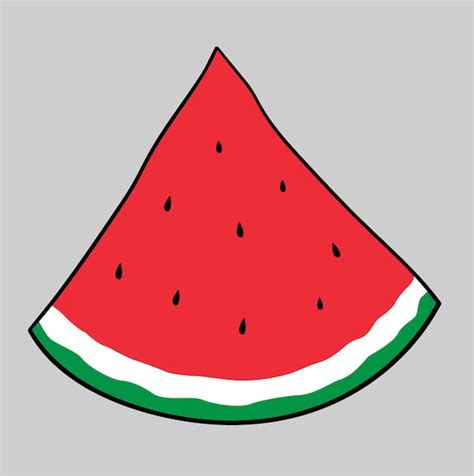 Premium Vector | Watermelon palestine symbol of palestine flag