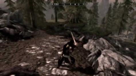 Skyrim funny werewolf transformation glitch - YouTube