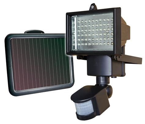 Security Light with Motion Detector Sensor Solar Power 60 LED Flood Lights Home | eBay