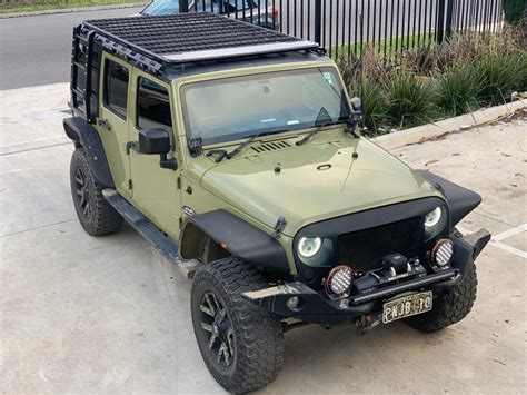 PS4X4 Jeep Wrangler JK 4 Door Roof Rack Steel Flat - PS4X4