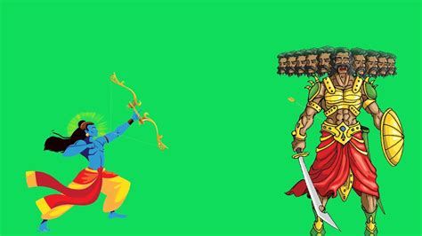 Shree Ram vs Ravan Fight Green Screen | Jai Shree RAM #ramnaam #ram ...