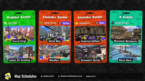 Splatoon3.ink on Twitter: "Splatoon 3 map rotation: #maprotation ...