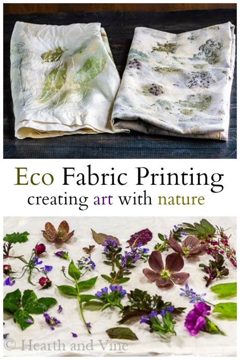 Eco Printing- A Fun Way to Create Beautiful Fabric with Nature | Hearth and Vine