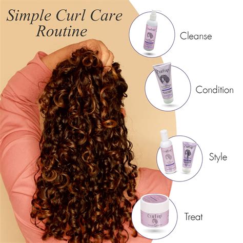 Curl Up Curl Defining Cream - All In One Leave In Conditioner Moisturizes, Enhances Natural Curl ...