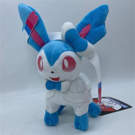 Shiny Sylveon Plush Fairy-type Eevee Soft Toy Doll Stuffed Animal 8" | eBay