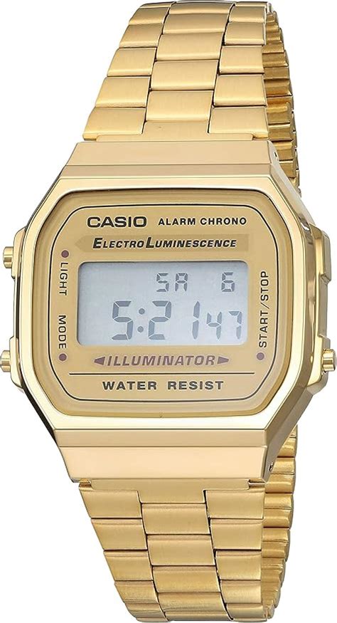 Casio Vintage Collection A168 Watch, Gold, one Size (A168WG-9VT): Amazon.ca: Watches