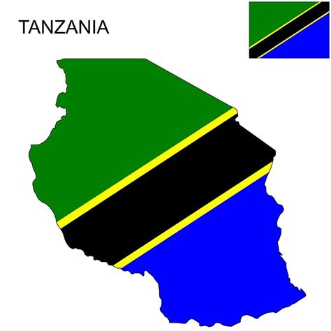 Tanzania Flag Map and Meaning - University VIP