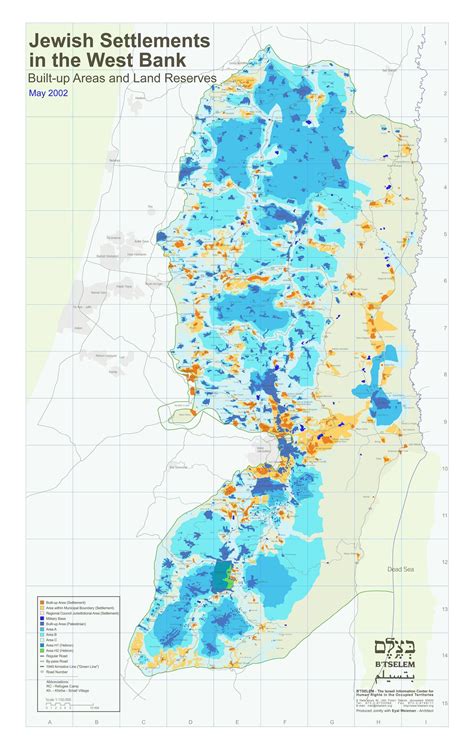 Israeli settlement Map