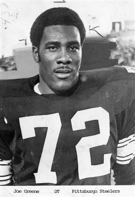 Rookie Joe Green (before he was given jersey # 75. | Pittsburgh steelers football, Joe greene ...