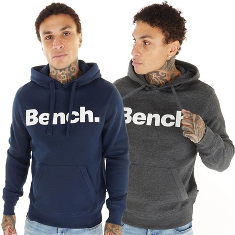 Buy Bench Mens Ethan Two Pack Hoodies Navy/Grey Marl