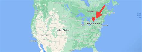 Niagara Falls Canada Location Map